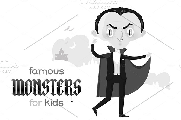 Dracula vector illustration
