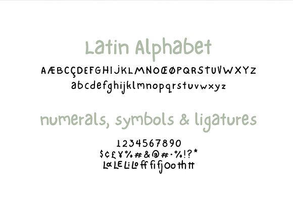 One Little Font Greek / Latin in Display Fonts - product preview 3