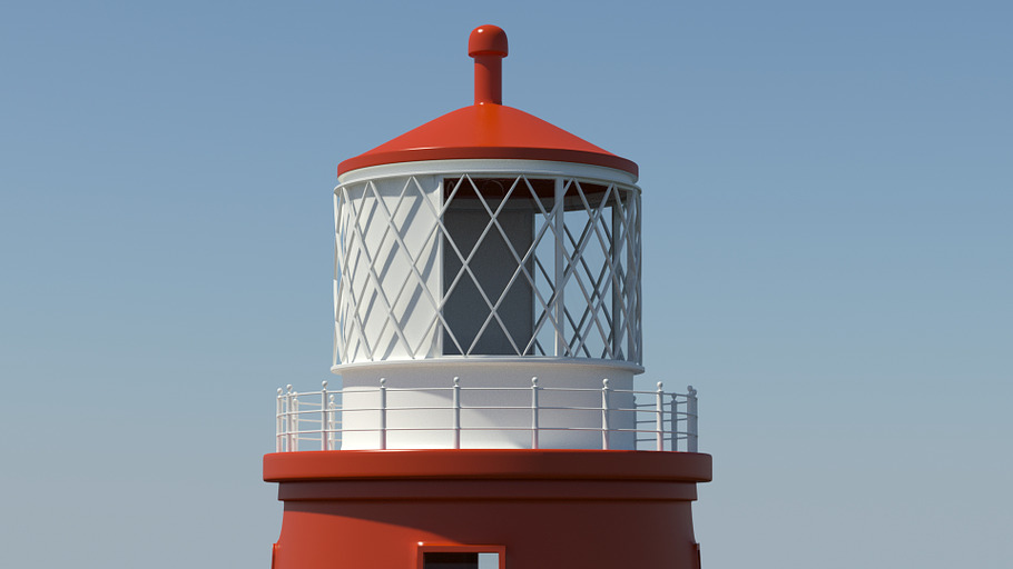 Candy Striped Lighthouse in Architecture - product preview 1
