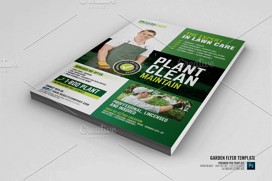 Landscaping and Garden Services in Flyer Templates - product preview 8