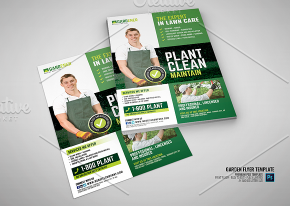Landscaping and Garden Services in Flyer Templates - product preview 1