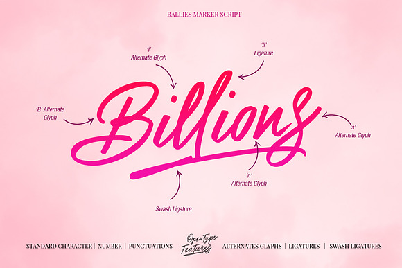 Ballies - Marker Script in Script Fonts - product preview 5