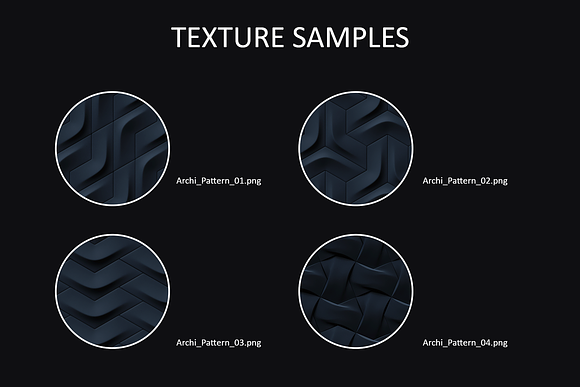 ARCHI PATTERNS BLACK in Textures - product preview 1