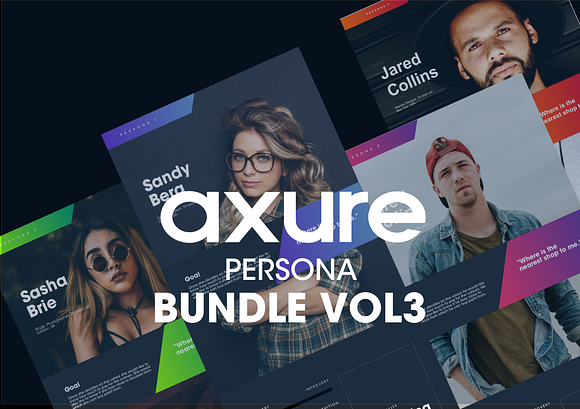 Axure Persona Kit Vol 3 in UI Kits and Libraries - product preview 1