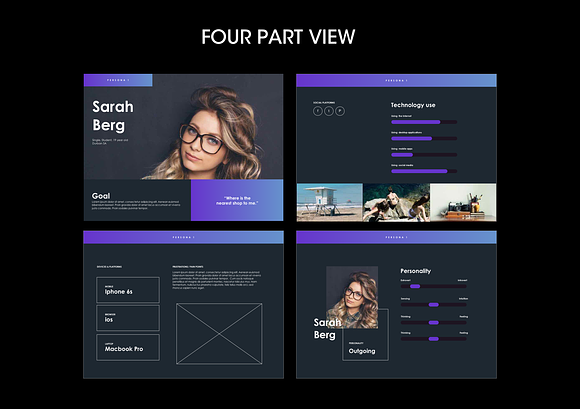 Axure Persona Kit Vol 3 in UI Kits and Libraries - product preview 3