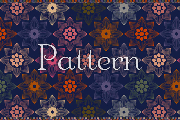 Geometric Floral patterns