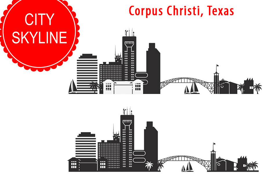 Corpus Christi SVG, Texas SVG in Illustrations - product preview 8