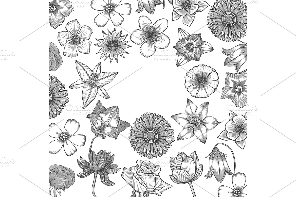 Floral card design. in Illustrations - product preview 8