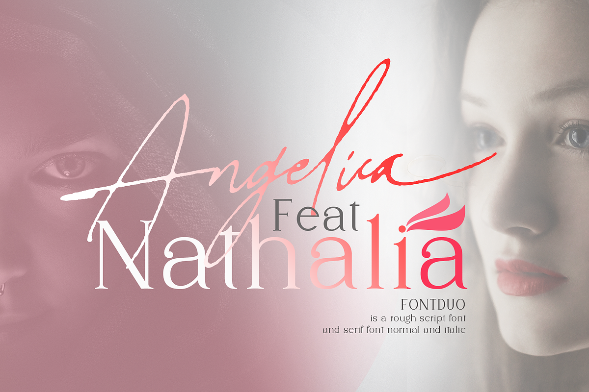 Angelica Feat Nathalia in Script Fonts - product preview 8