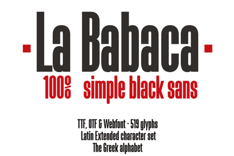 La Babaca in Fonts - product preview 8