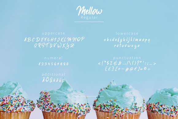 Mellow. Brush Font. Two Styles in Script Fonts - product preview 1