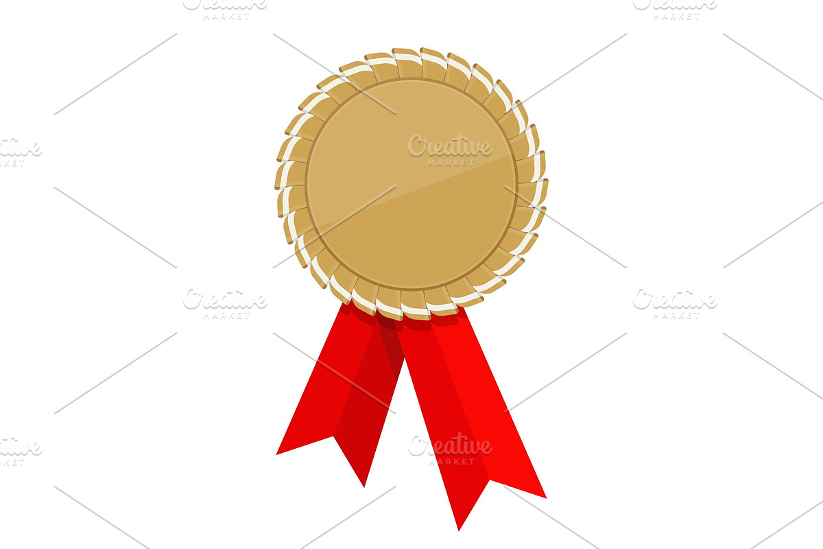 Golden ribbon awards template in Textures - product preview 8