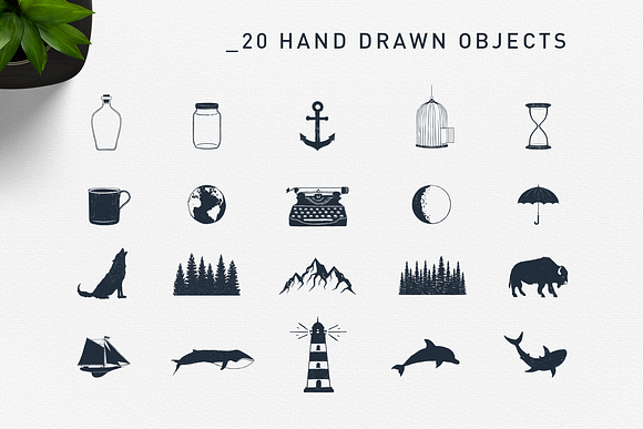 Double Exposure. 20 Creative Logos in Logo Templates - product preview 4