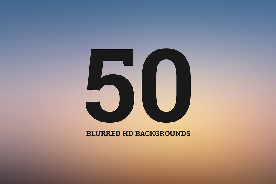 50 Blurred HD Backgrounds