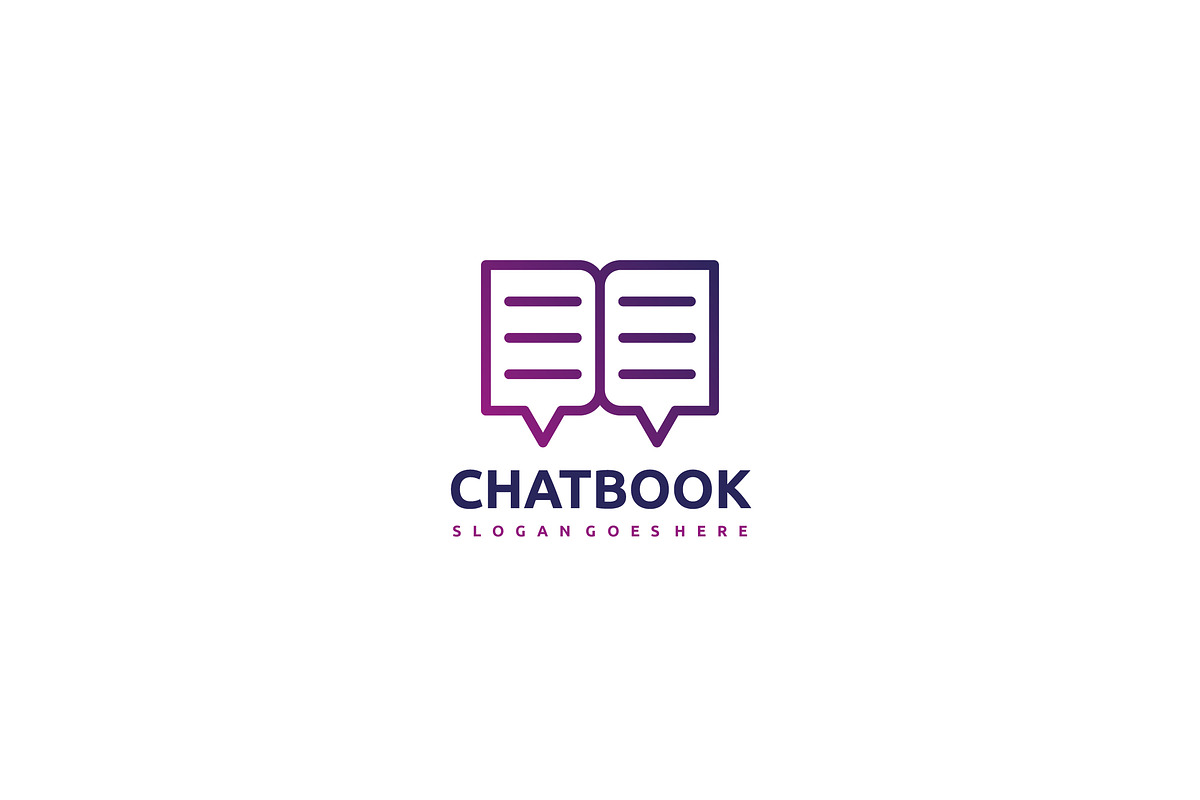 Chat Book Logo in Logo Templates - product preview 8