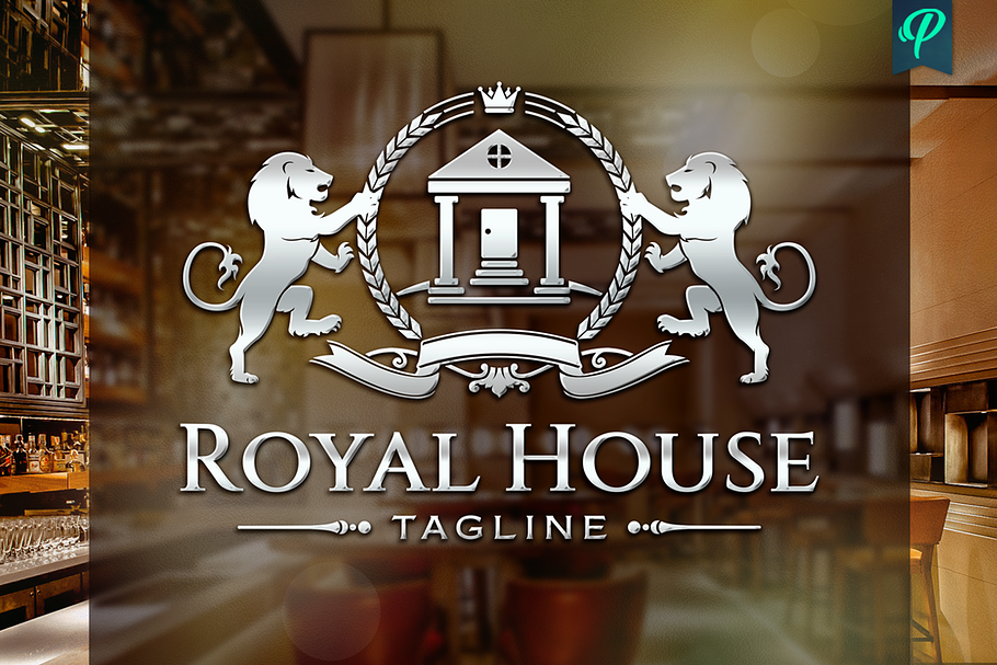 RoyalHouse - Real Estate Logo
