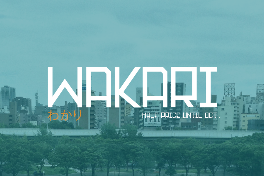 Wakari - Half Price  in Sans-Serif Fonts - product preview 8