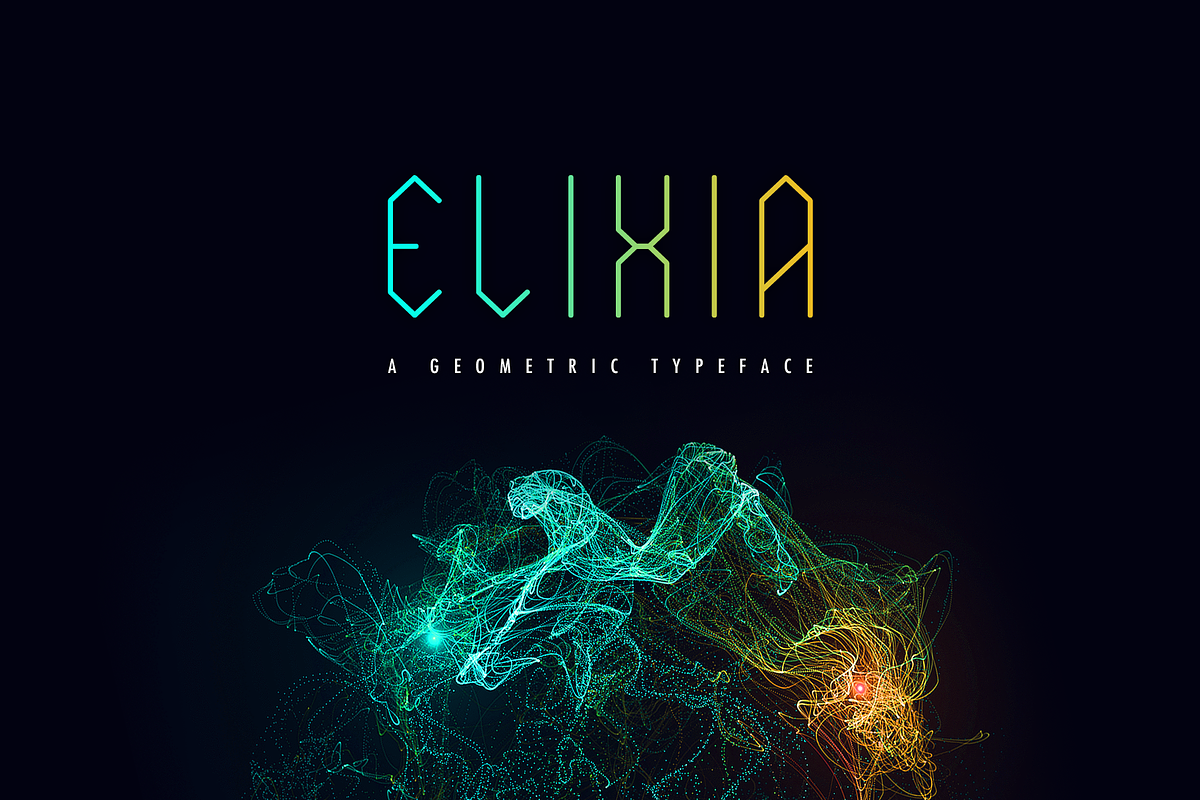 Elixia | Geometric Font in Display Fonts - product preview 8