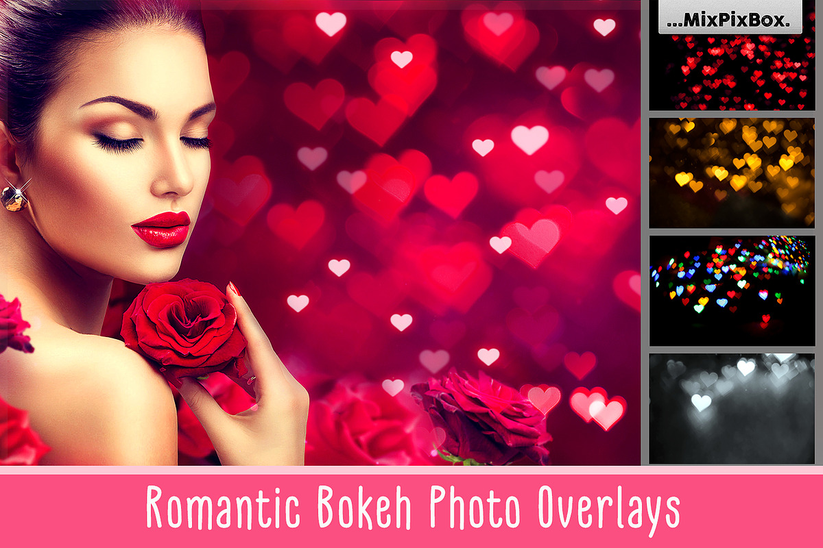 Romantic Bokeh Photo Overlays in Add-Ons - product preview 8