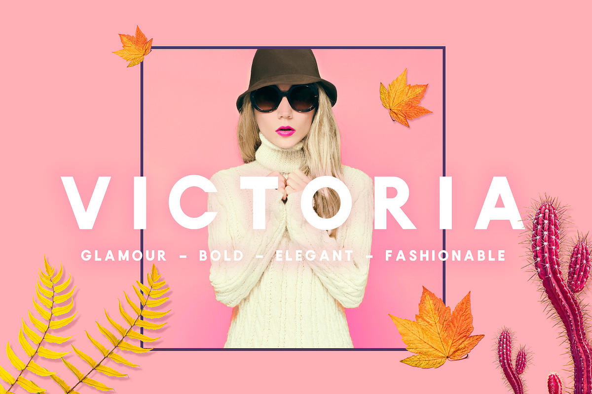 VICTORIA - Glamour, Elegant Typeface in Elegant Fonts - product preview 8