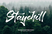 Staychill Brush Font