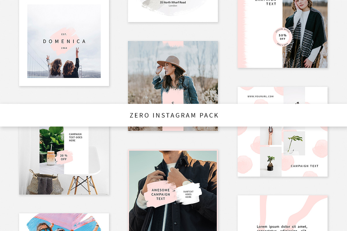 Zero Instagram Pack in Instagram Templates - product preview 8