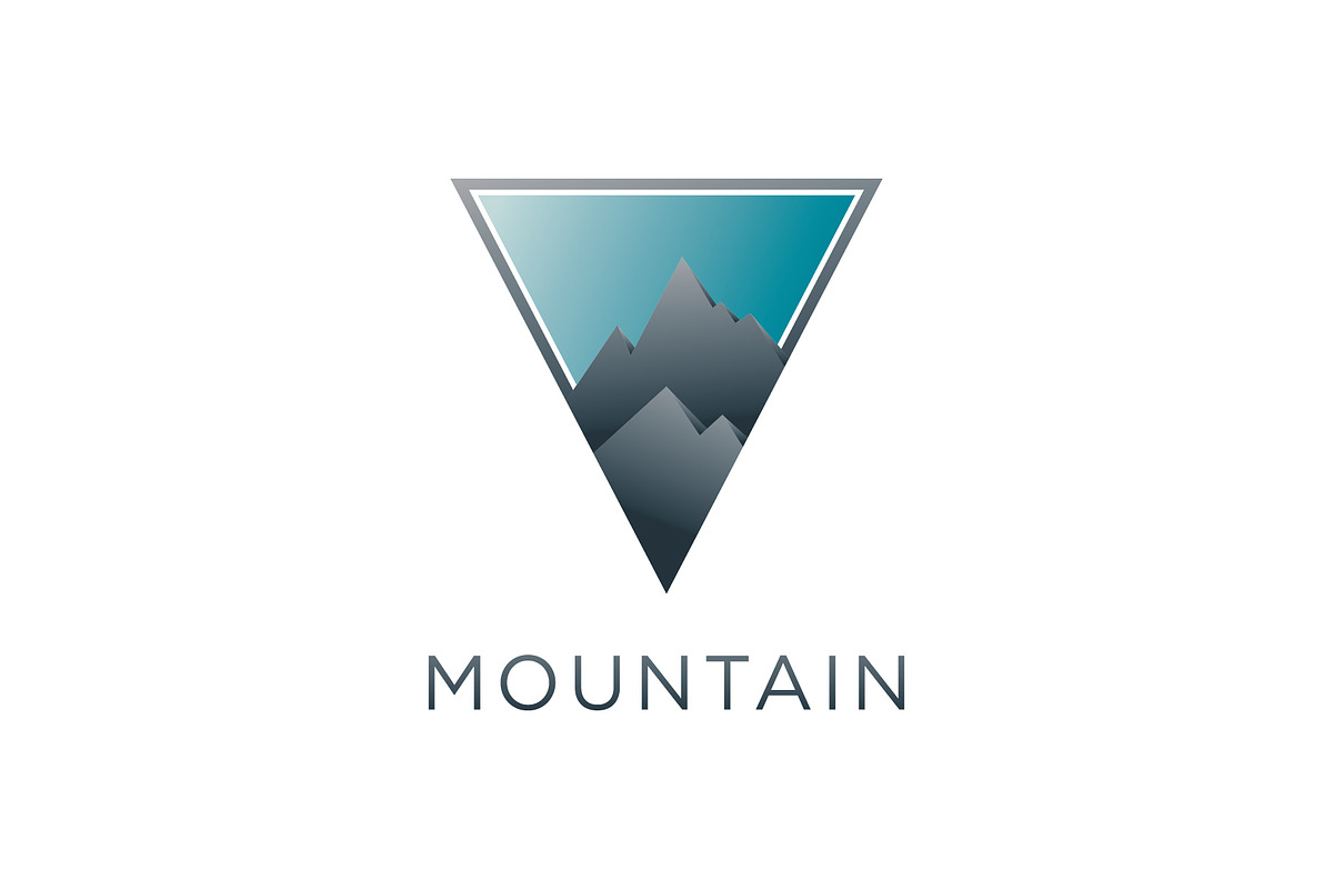 Triangle Mountain Logo in Logo Templates - product preview 8