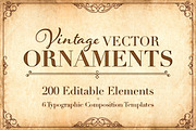Vintage Vector Ornaments