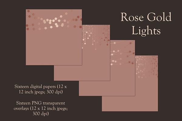 Rose gold lights