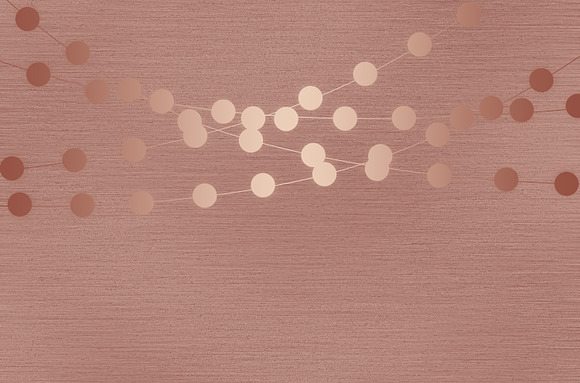 Rose gold lights in Objects - product preview 2