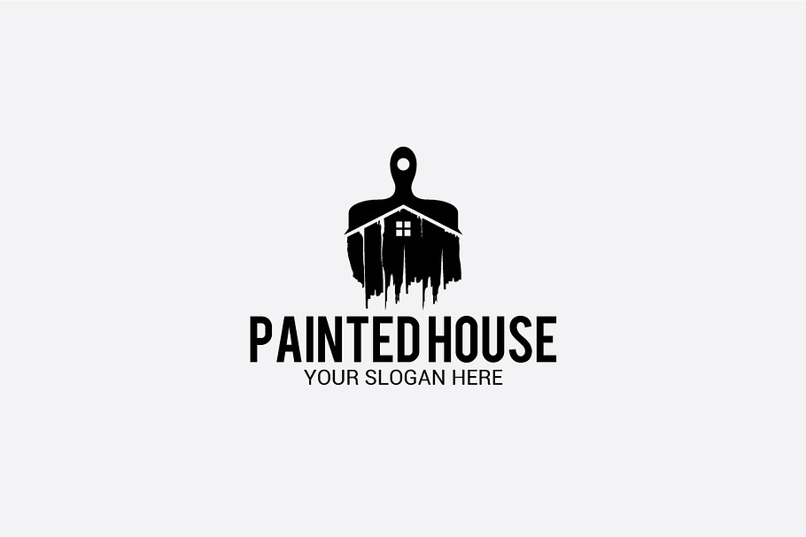 PAINTED HOUSE in Logo Templates - product preview 8