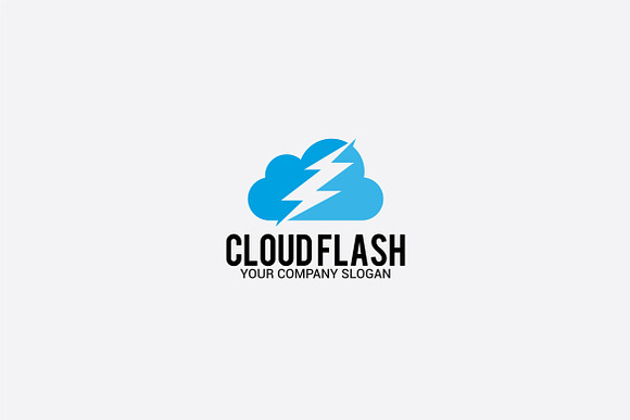 cloud flash in Logo Templates - product preview 2