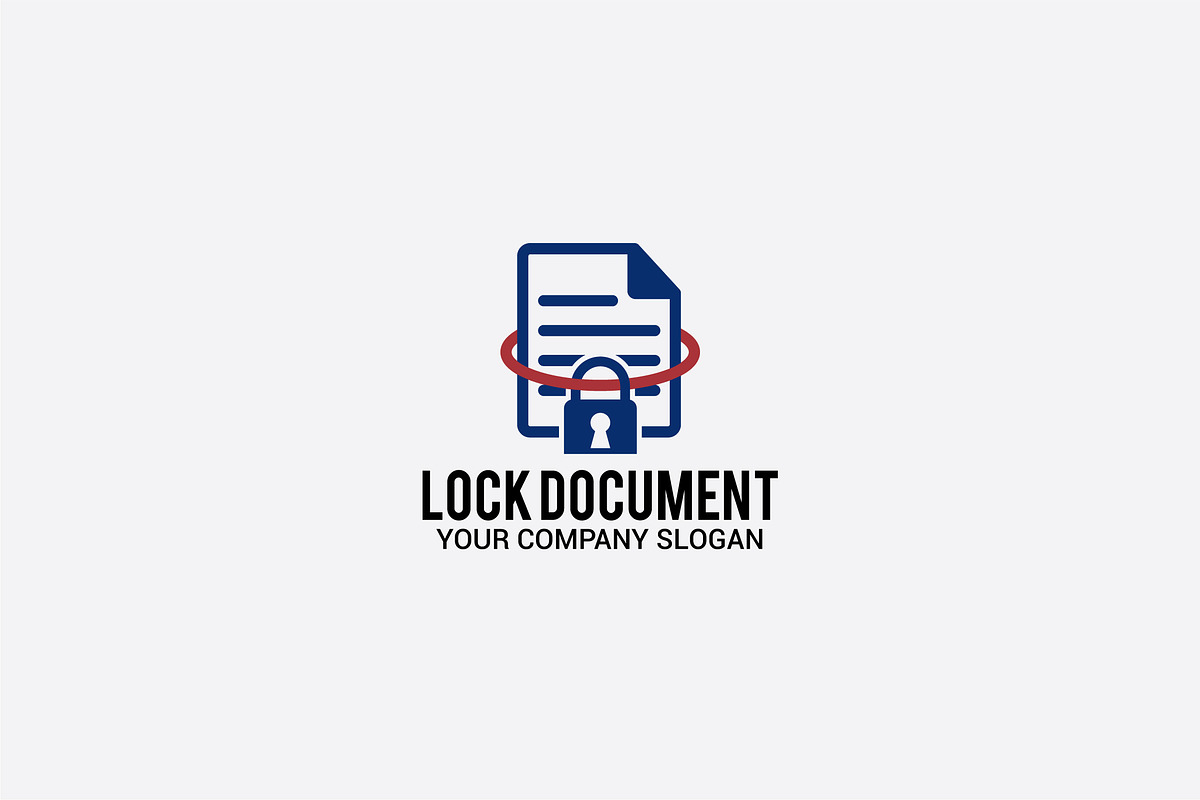 lock document in Logo Templates - product preview 8