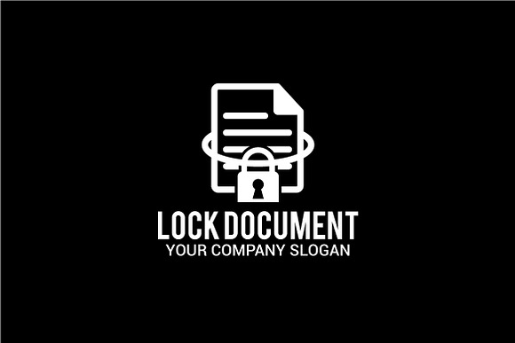 lock document in Logo Templates - product preview 2