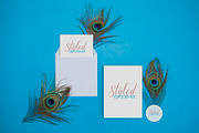 Styled Stock Photo - Peacock Invite