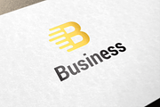 B Letter Logo - SK