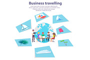 Business Travelling Agency Advertisement Banner