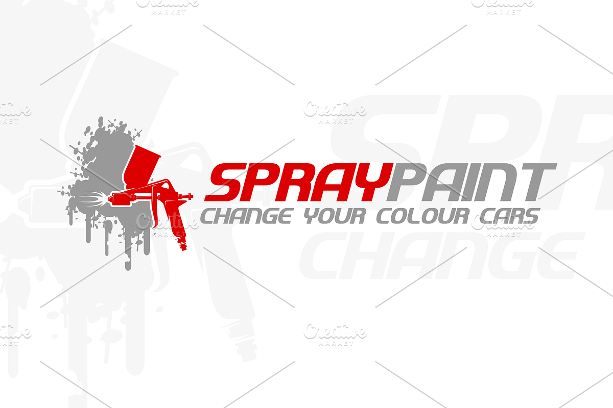 SPRAY PAINT CARS in Logo Templates - product preview 8