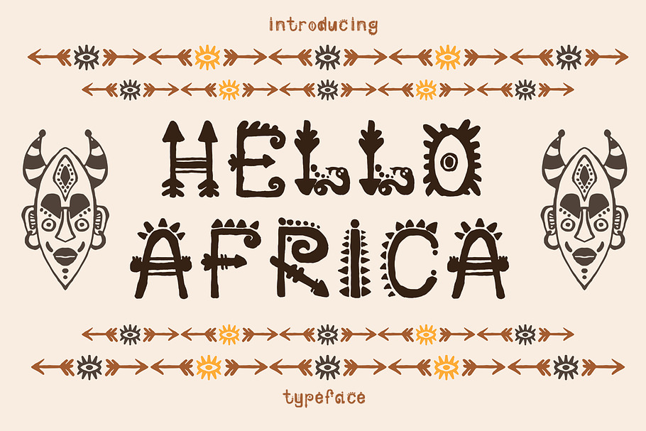 African Font + bonus in Fonts - product preview 8