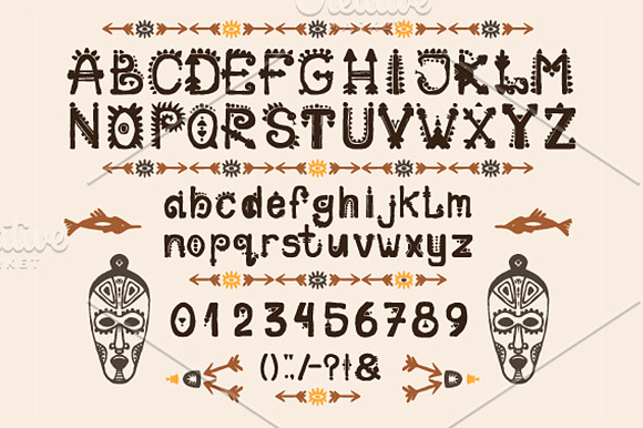 African Font + bonus in Fonts - product preview 1
