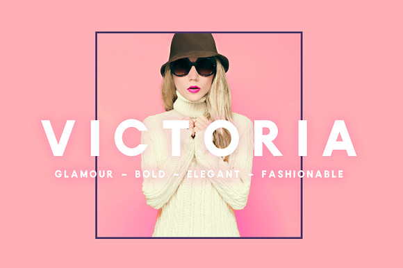 VICTORIA - Glamour, Elegant Typeface in Elegant Fonts - product preview 9