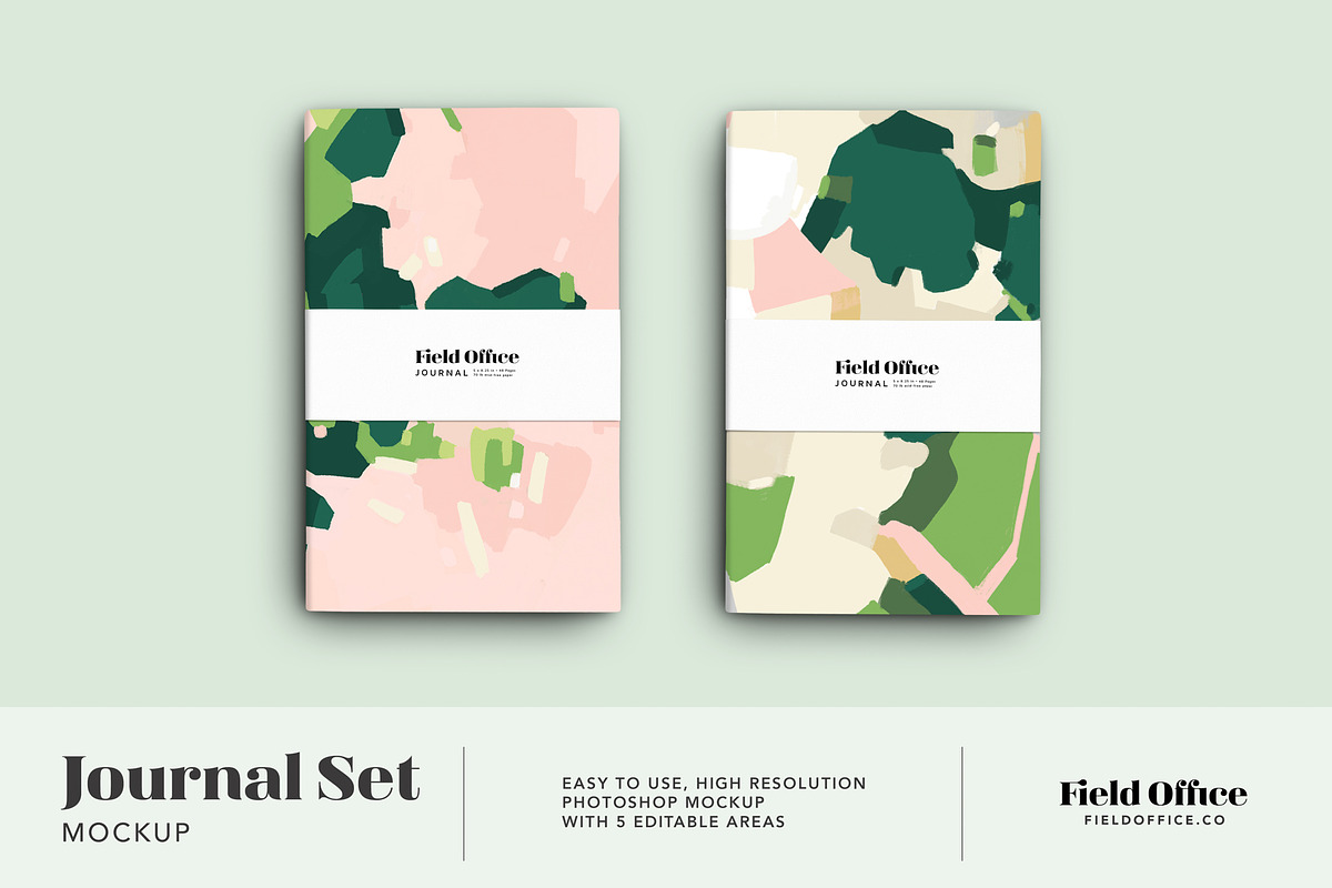 Journal Set Product Mockup in Product Mockups - product preview 8