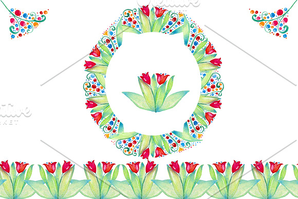 Watercolor Easter clip art. in Illustrations - product preview 3
