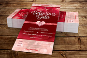 Red Hearts Valentines Gala Ticket
