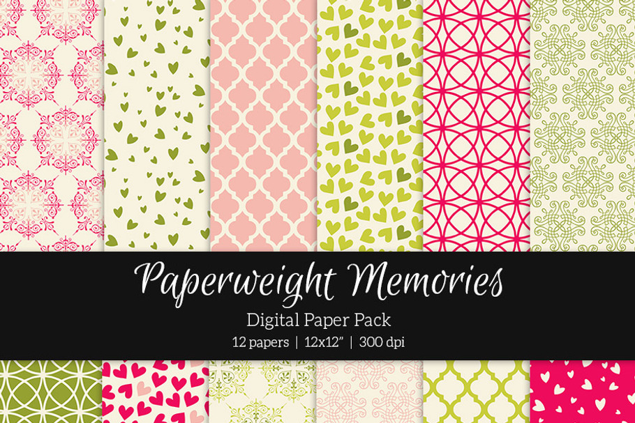 Patterned Paper - Falling in love in Patterns - product preview 8