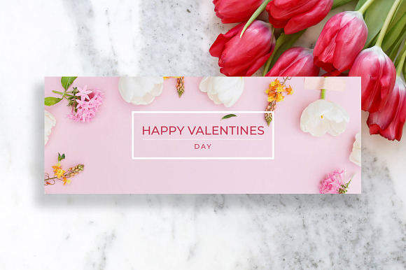 Valentine’s Day Special FB Banner in Facebook Templates - product preview 1