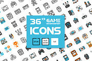 36x3 Game Entertainment icons