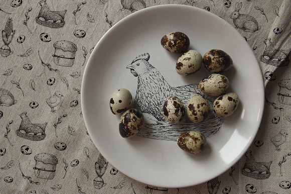 Hand drawn Easter set elements in Illustrations - product preview 32