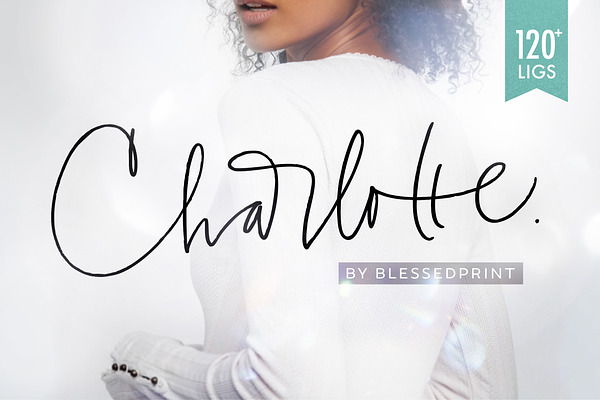 Charlotte Script with 120 ligatures