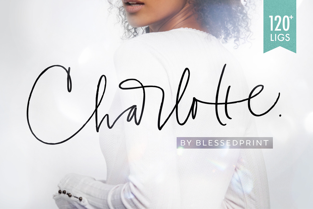 Charlotte Script with 120 ligatures in Script Fonts - product preview 8